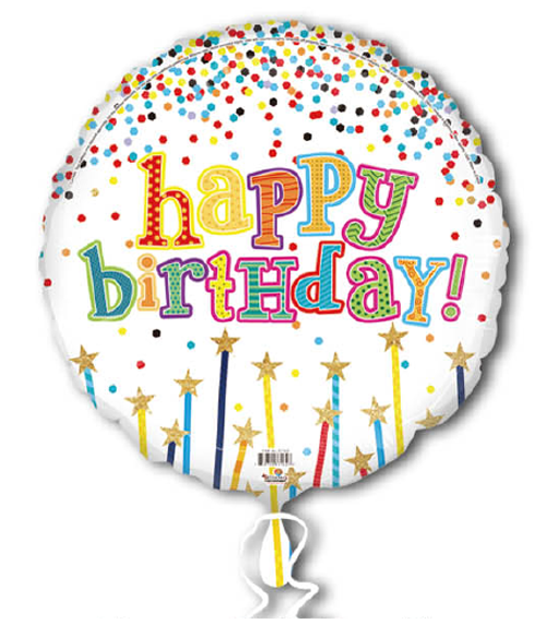 Happy Birthday Star Candles