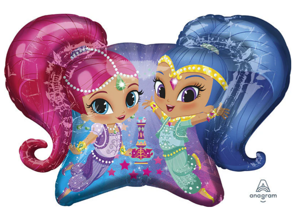 31" Jumbo Shimmer and Shine Foil Balloon