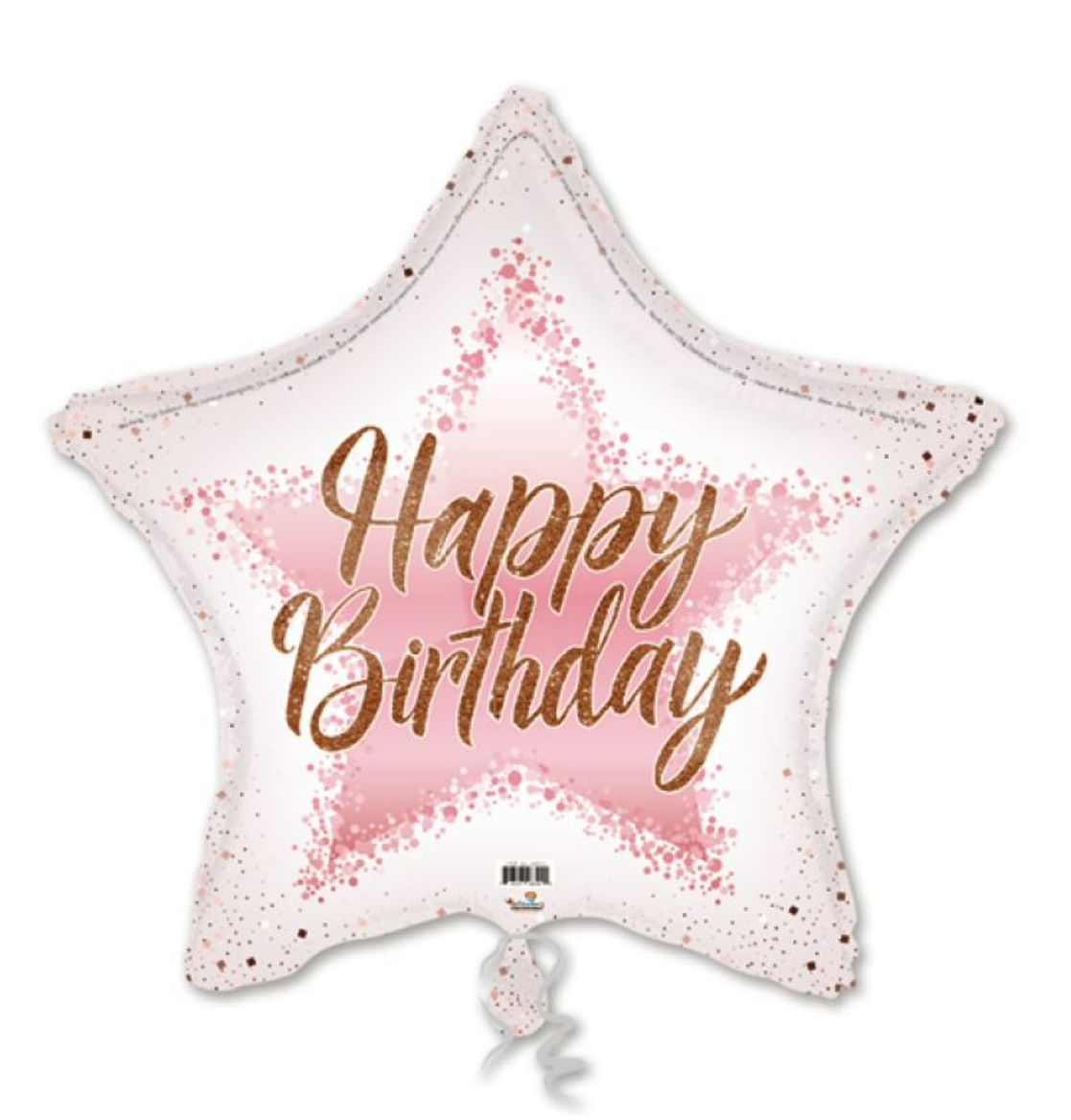 31S HAPPY BIRTHDAY SHINING STAR ROSE GOLD