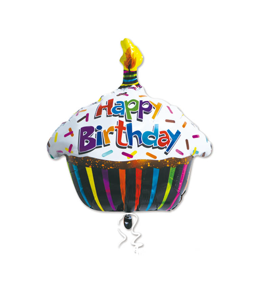 19CC Happy Birthday Sprinkles Cupcake