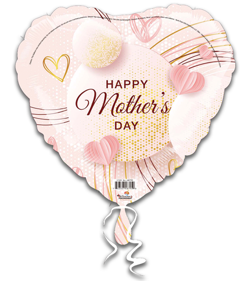 31H HAPPY MOTHER’S DAY PINK FLOATING HEARTS