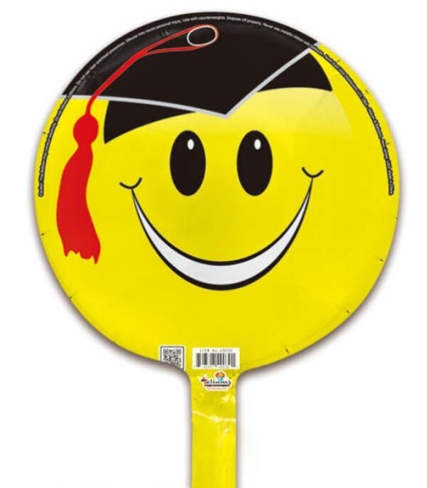 9C SMILEY GRADUATION CAP W/TASSEL (10pcs/pack)