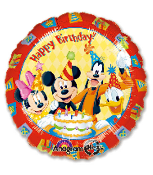 18C MICKEY & FRIENDS HAPPY BIRTHDAY