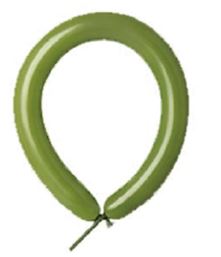 T260″ LATEX BALLOONS 50CT – MATCHA