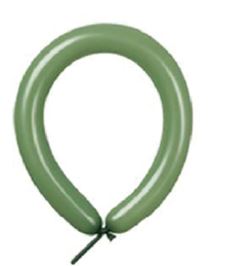 T260″ LATEX BALLOONS 50CT – AVOCADO GREEN