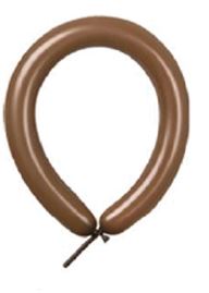 T260″ LATEX BALLOONS 50CT – COFFEE