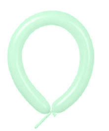 T260″ LATEX BALLOONS 50CT – MACARON GREEN