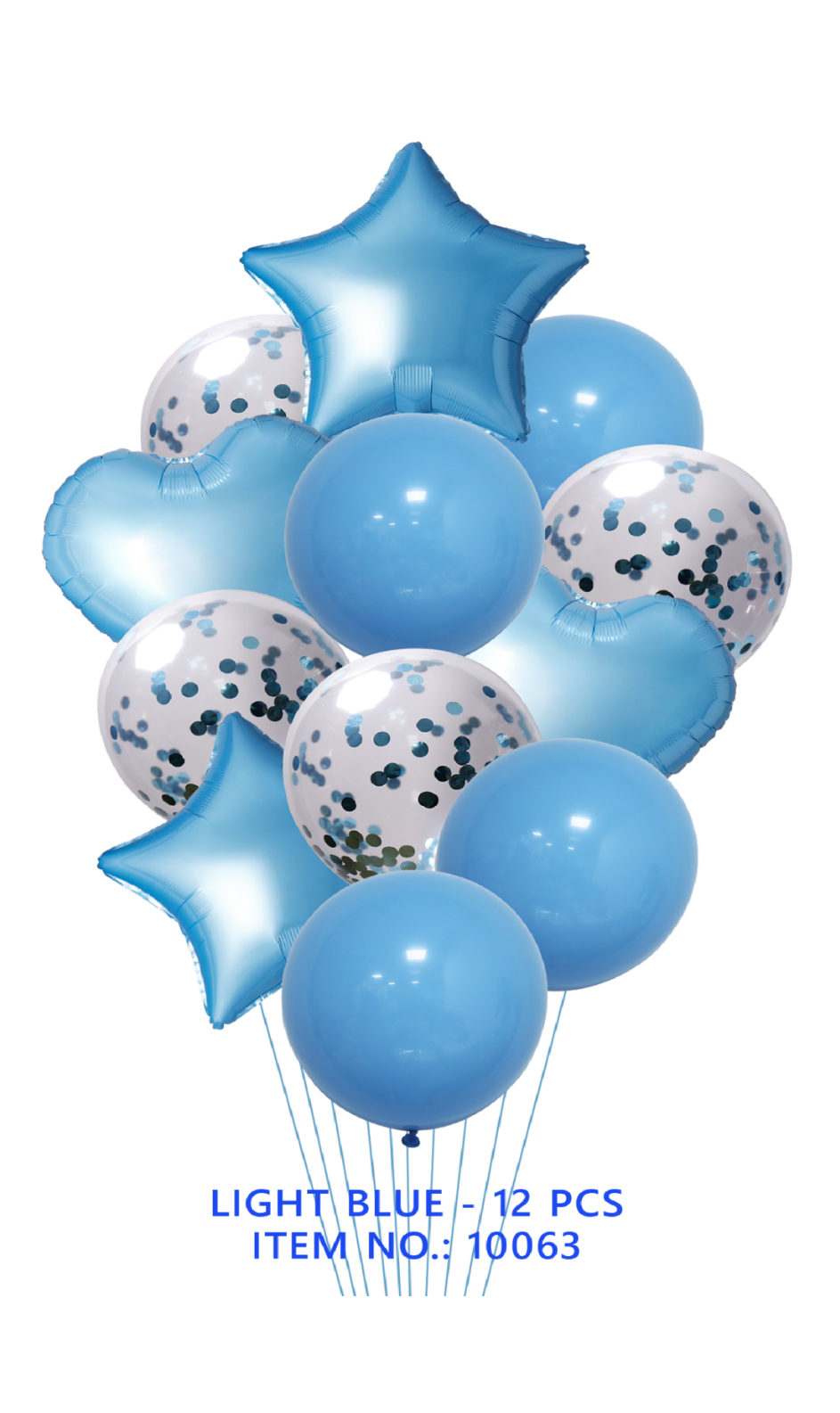 LIGHT BLUE – 12 PCS