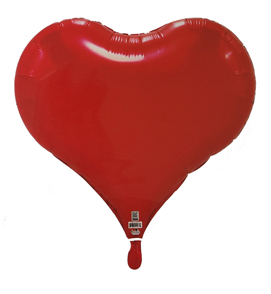 18" Red Jolly Heart