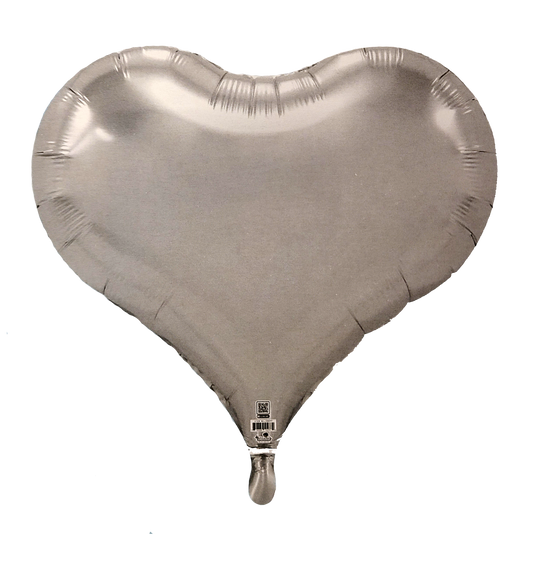 18" Silver Jolly Heart