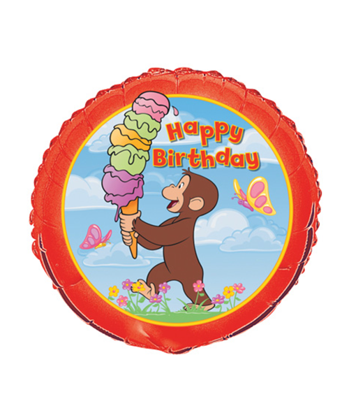 18" CURIOUS GEORGE BIRTHDAY