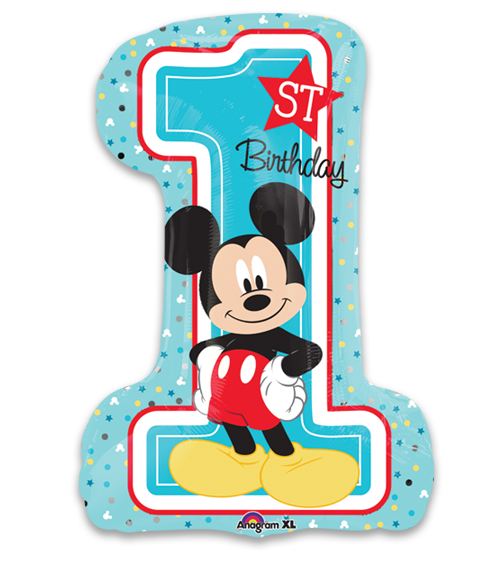 28" MICKEY 1ST BIRTHDAY