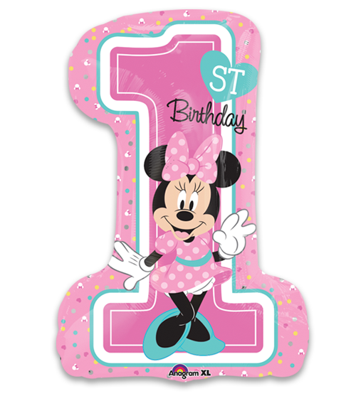 28" MINNIE 1ST BIRTHDAY