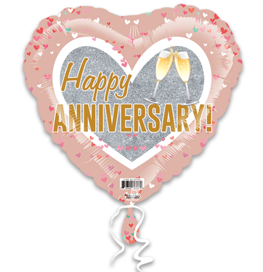 Happy Anniversary Champagne Glasses!