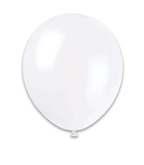 12" Latex Balloons 10CT - White