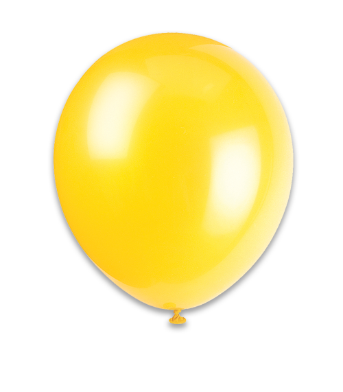 12" Latex Balloons 10CT - Yellow