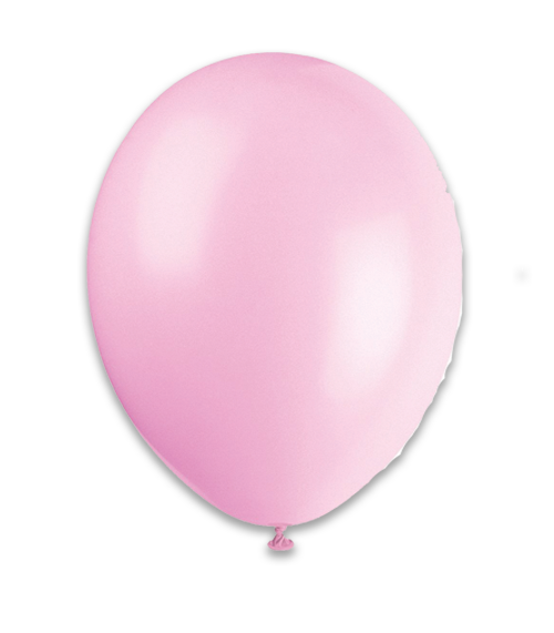 12" Latex Balloons 10CT - Baby Pink