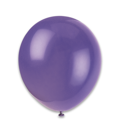 12" Latex Balloons 10CT - Purple