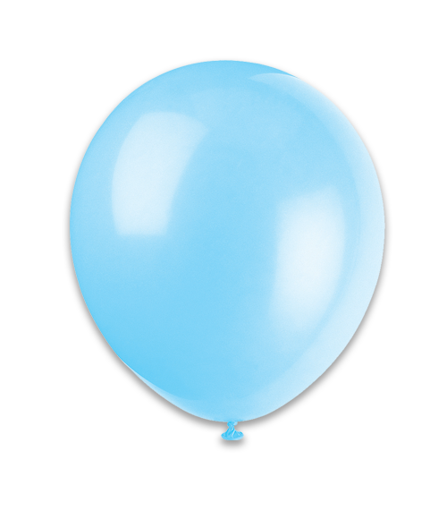 12" Latex Balloons 10CT - Baby Blue