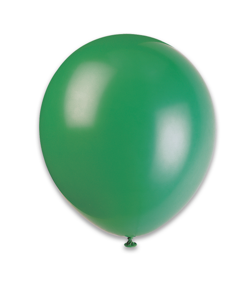 12" Latex Balloons 10CT - Hunter Green