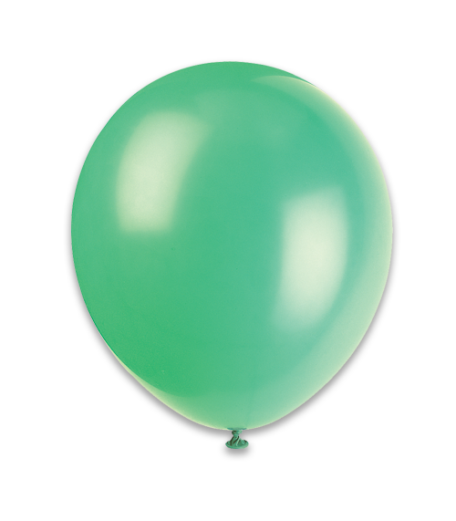 12" Latex Balloons 10CT - Emerald Green