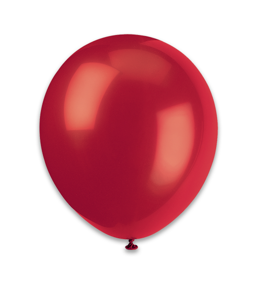 12" Latex Balloons 10CT - Burgundy