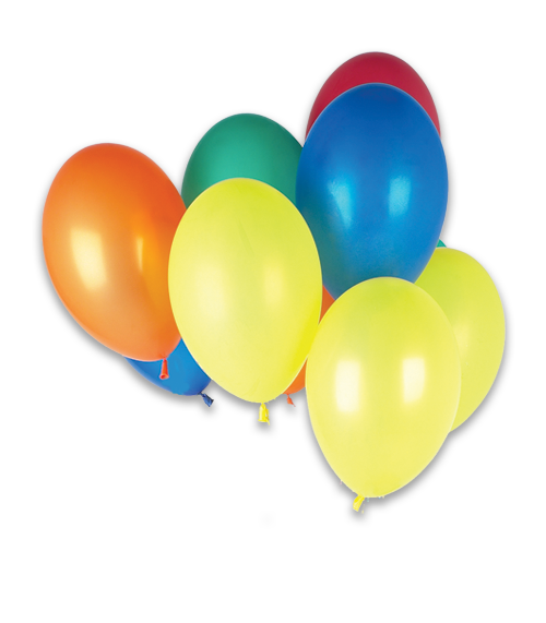 12" Latex Balloons 10CT - Assorted