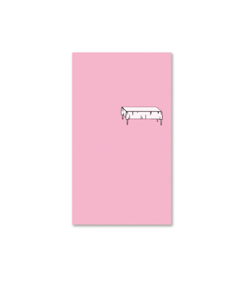 PRETTY PINK – PLASTIC TABLECOVER 54″X108″