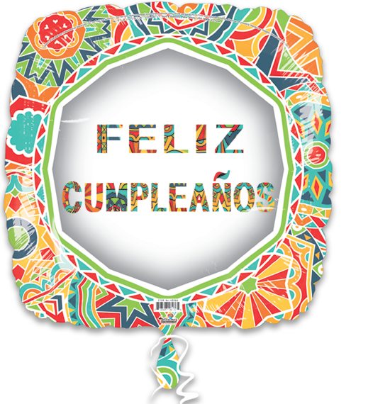 Feliz Cumpleanos Mexican Pattern