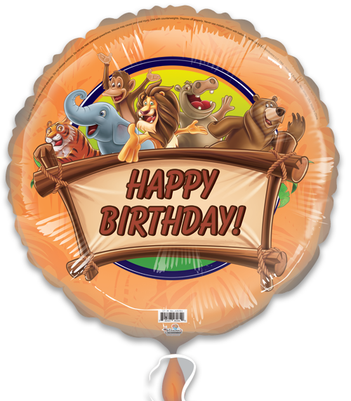 Happy Birthday Jungle Animals