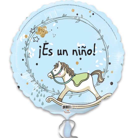 Es Un Nino Rocking Horse Blue