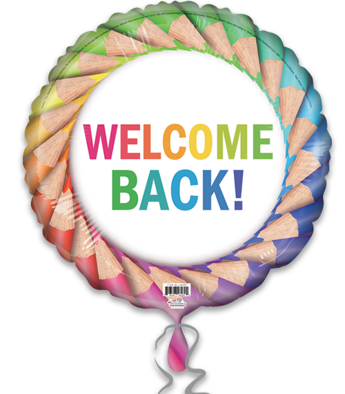 Welcome Back Colorful Pencils