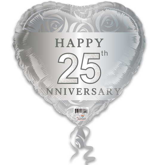 25th Anniversary Silver