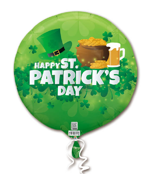 Happy St. Patrick's Day Hat Pot of Gold & Beer