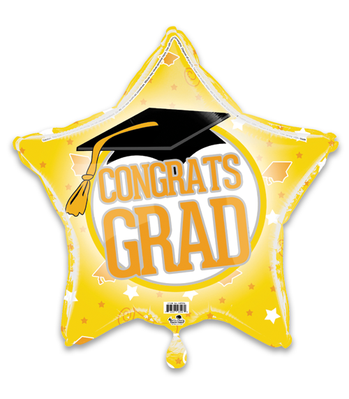 Yellow Congrats Grad!