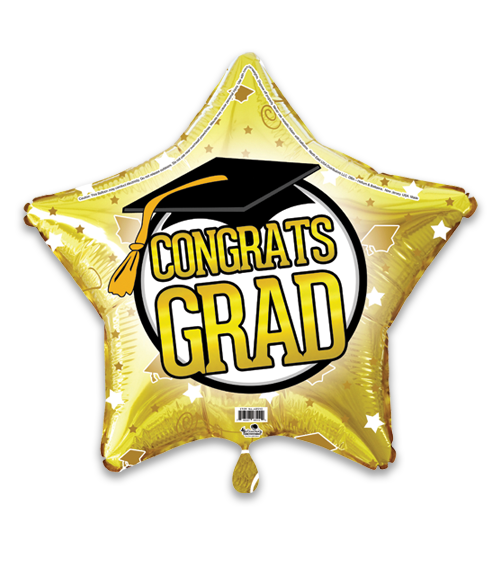 Gold Congrats Grad!