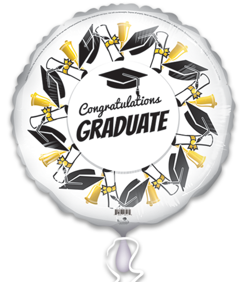 Congratulations Graduates Caps & Diploma