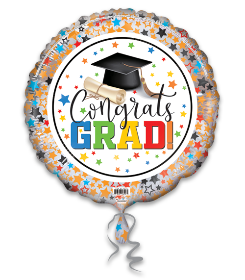 Congrats Grad Colorful Stars