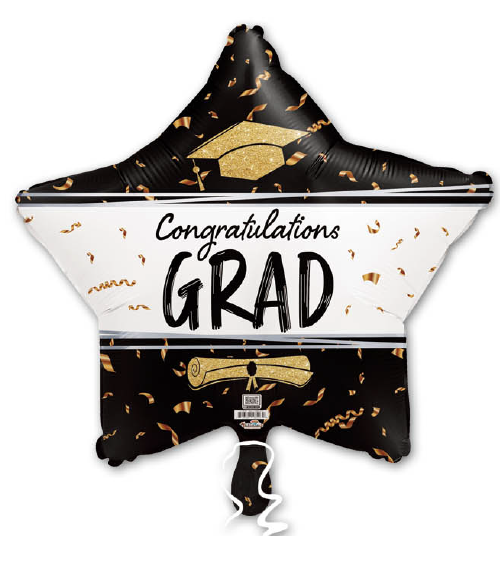 Congratualtions Grad Cap Diploma Confetti