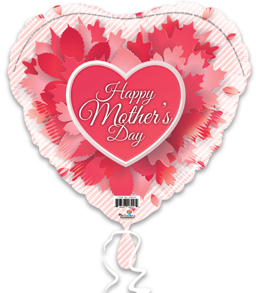 Happy Mother's Day Red & Pink Crafty Heart