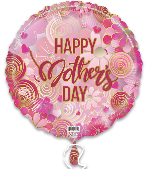 Happy Mother's Day Pink Floral Pattern