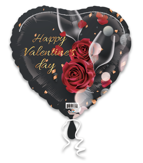 Hvd Red Roses And Wine Glasses