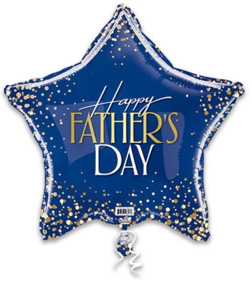 Happy Father'S Day Midnight Blue Glitters