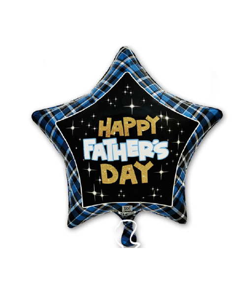 Happy Father's Day Plaid