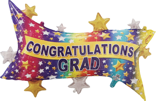 Large Shape Banner Congratulations Grad
