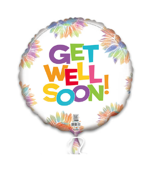 Get Well Soon Rainbow Sunflowers