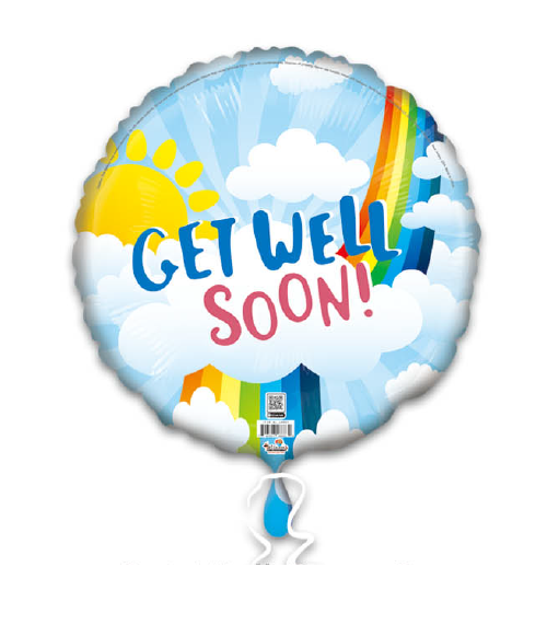 Get Well Soon Rainbow Clouds