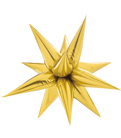 40″ -12D STARBURST – 12 LEAVES/SET – GOLD