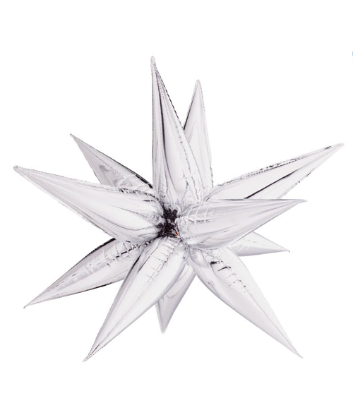 40″ -12D STARBURST – 12 LEAVES/SET – SILVER