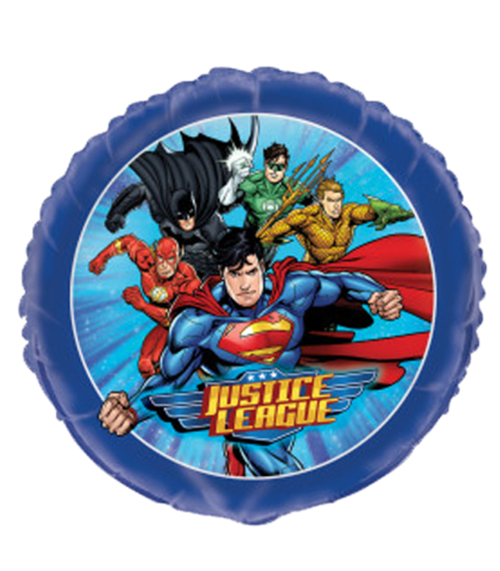 UNIQUE 18" JUSTICE LEAGUE PACKAGED 12 PCS